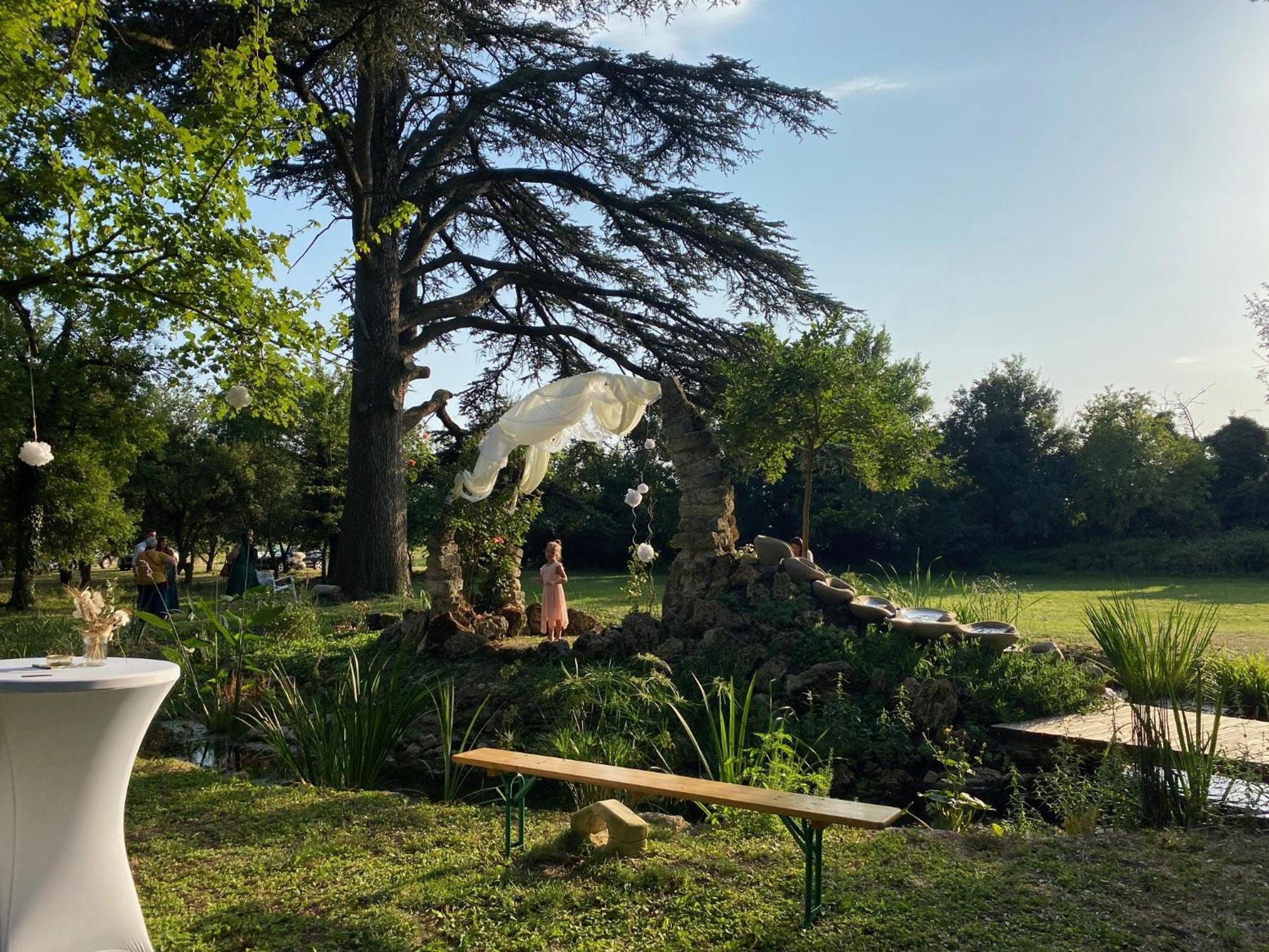 Bed and Breakfast Domaine Des Chabriers Ourches Exterior foto
